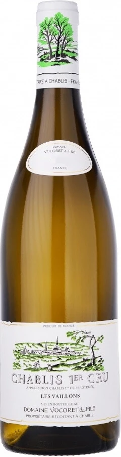 Вино Domaine Vocoret, Chablis Premier Cru Les Vaillons AOC, 2012