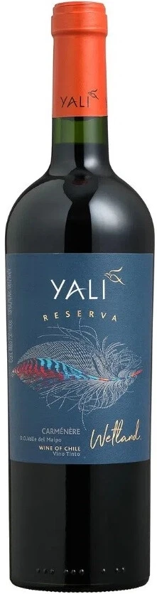 Вино Yali Wetland Reserva Carmenere, 2021