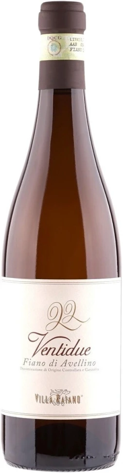 Вино Villa Raiano, Ventidue Fiano di Avellino DOCG, 2010