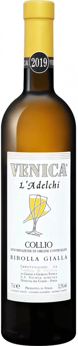 Вино Venica &amp; Venica, L'Adelchi Ribolla Gialla, Collio DOC, 2020