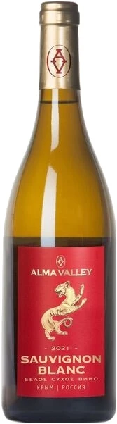 Вино Alma Valley Sauvignon Blanc, 2021