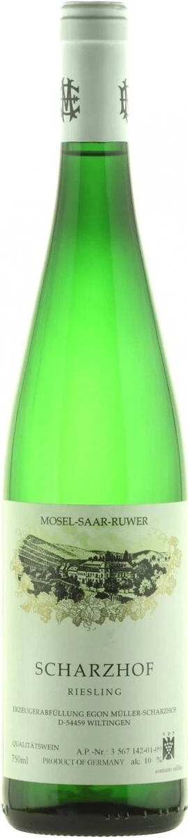 Вино Egon Muller, Scharzhof Riesling Qualitatswein, 2016