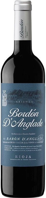 Вино Bodegas Franco-Espanolas, Bordon D'Anglade Crianza, Rioja DOC, 2017