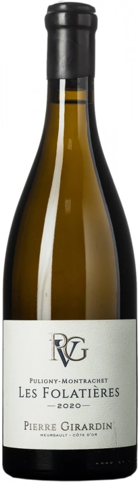 Вино Domaine Pierre Girardin, Puligny-Montrachet Les Folatieres AOC, 2020