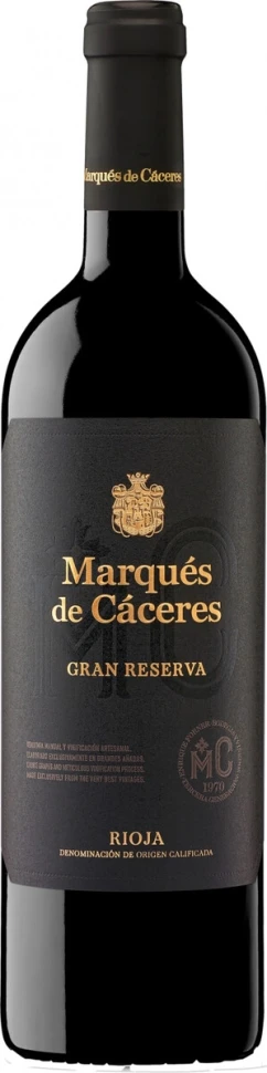 Вино Marques de Caceres, Gran Reserva, 2012