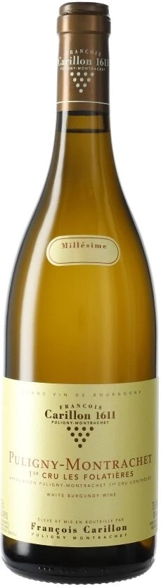 Вино Francois Carillon, Puligny-Montrachet 1er Cru Les Folatieres AOC, 2017