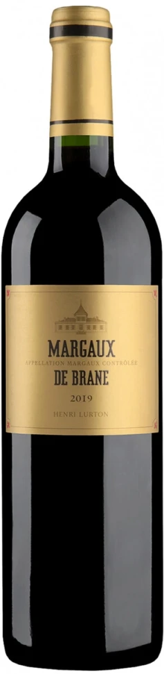 Вино Chateau Brane Cantenac, Margaux de Brane, Margaux AOC, 2019