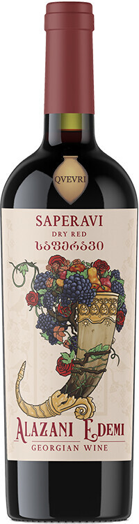 Вино Alazani Edemi Qvevri Saperavi 2018