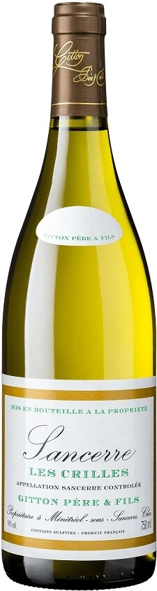 Вино Gitton Pere & Fils, Les Crilles, Sancerre AOC, 2020