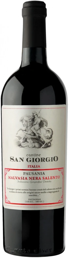 Вино Cantine San Giorgio, Pausania Malvasia Nera, Salento IGP, 2019