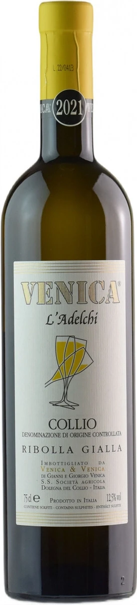 Вино Venica &amp; Venica, L'Adelchi Ribolla Gialla, Collio DOC, 2021