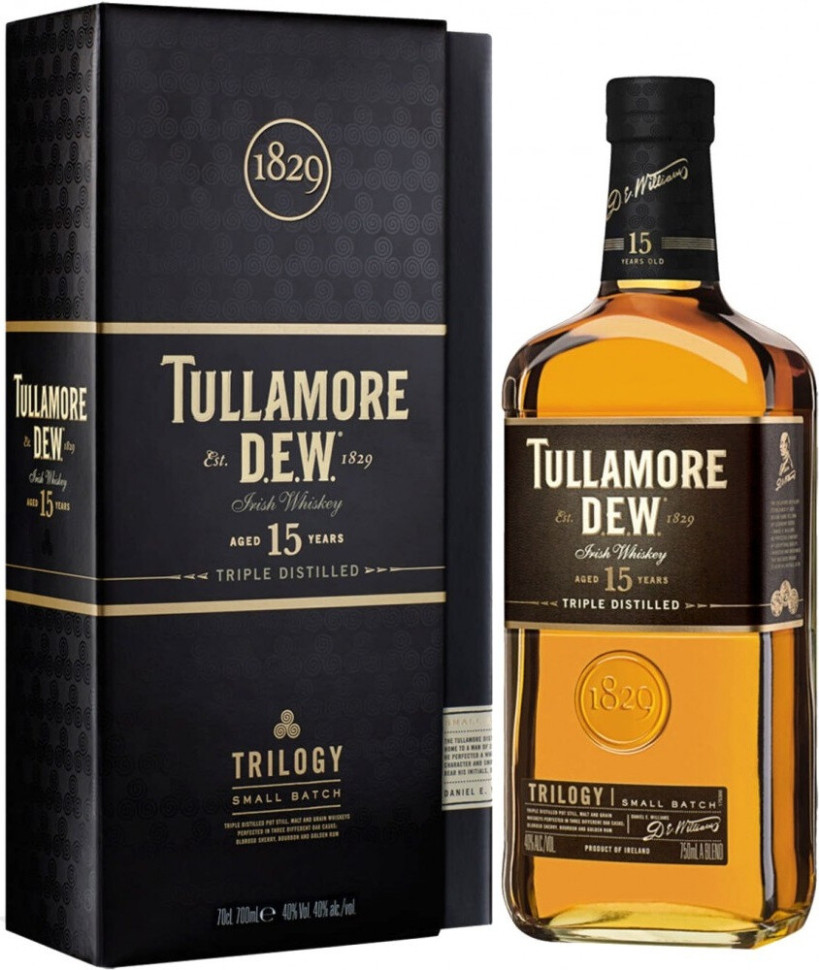 Виски Tullamore Dew Trilogy 15 Years Old gift box 700 мл