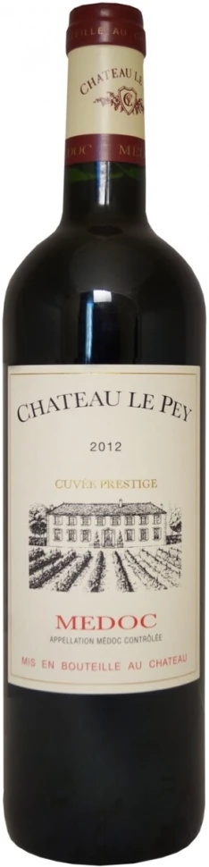 Вино Compagnet Vins, Chateau Le Pey Cuvee Prestige, Medoc AOC, 2012