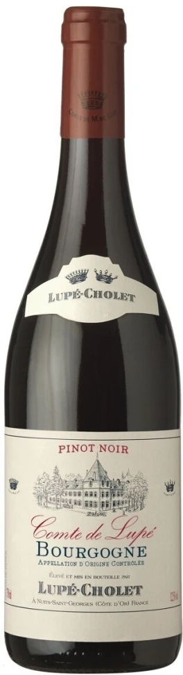 Вино Lupe-Cholet, Bourgogne Pinot Noir Comte de Lupe AOC, 2020