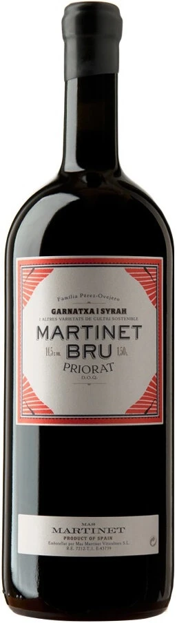 Вино Martinet Bru, Priorat DOQ, 2015, 1.5 л