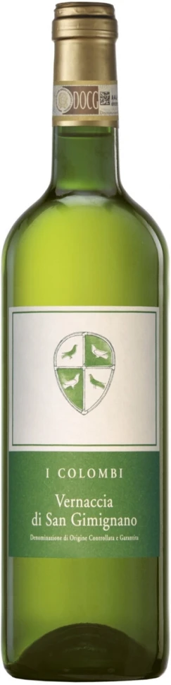 Вино "I Colombi" Vernaccia di San Gimignano DOCG, 2018