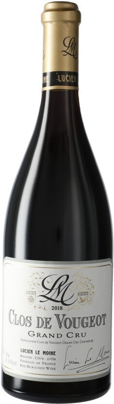 Вино Lucien Le Moine Clos de Vougeot Grand Cru AOC 2018