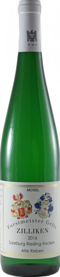 Вино Zilliken, Saarburger Riesling Trocken Alte Reben, Mosel, 2016