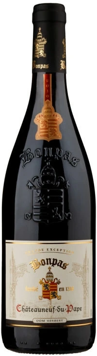 Вино Bonpas, Don Herbert Chateauneuf-du-Pape AOC, 2012
