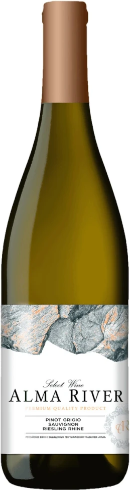 Вино "Alma River" Pinot Grigio-Sauvignon-Riesling Rhine