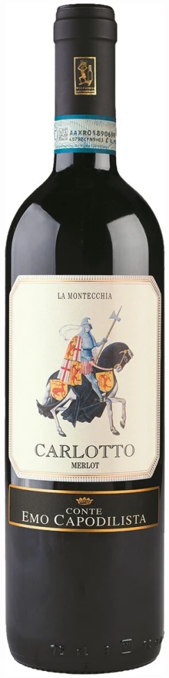 Вино Conte Emo Capodilista, "Carlotto" Merlot, Colli Euganei DOC, 2019
