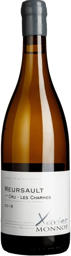 Вино Domaine Xavier Monnot, Meursault 1er Cru Les Charmes AOC, 2018