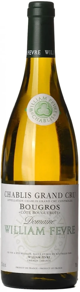 Вино Domaine William Fevre, Chablis Grand Cru Bougros Cote Bouguerots, 2009