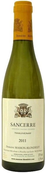 Вино Domaine Masson-Blondelet, Sancerre Blanc Thauvenay, 2011, 375 мл