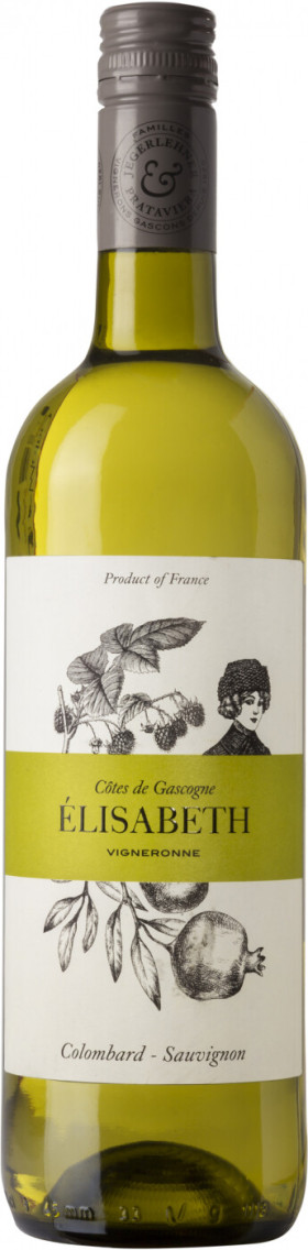 Вино Elisabeth Vigneronne Colombard Sauvignon Blanc Cotes de Gascogne IGP