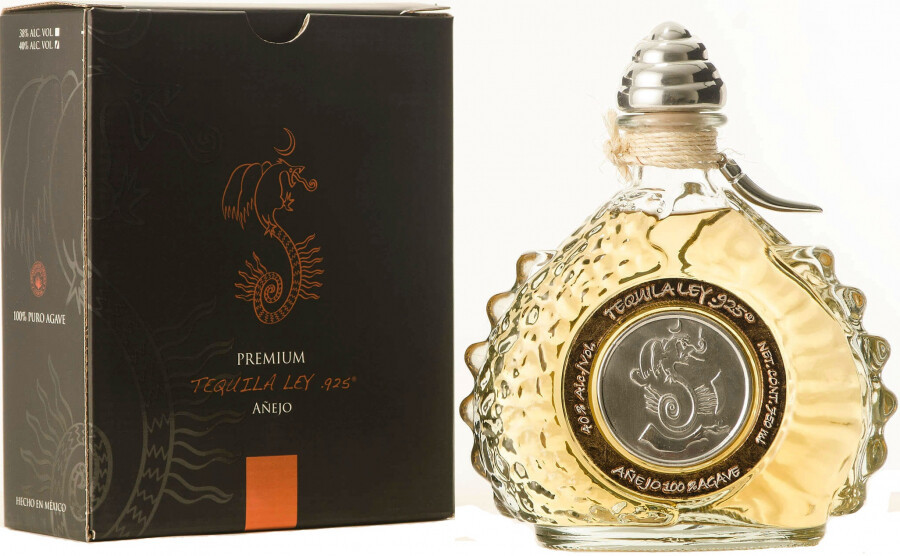 Текила Ley 925 Anejo gift box Diamond 0.75 л