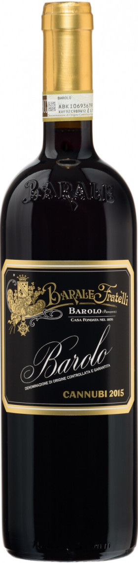 Вино Barale Fratelli Barolo DOCG Cannubi 2015