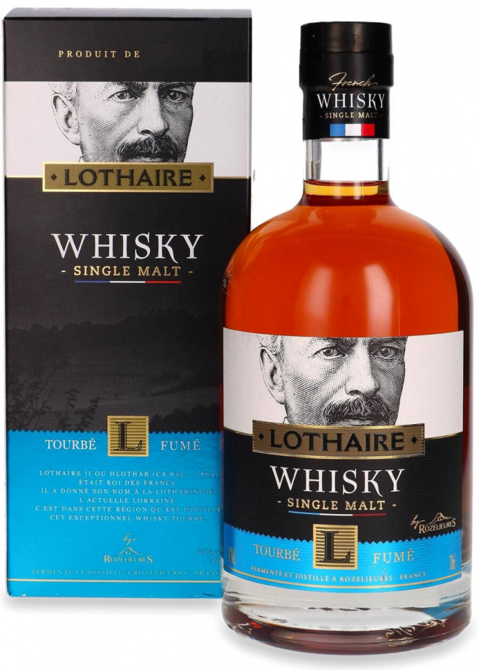 Виски Lothaire Tourbe Fume Single Malt gift box 700 мл