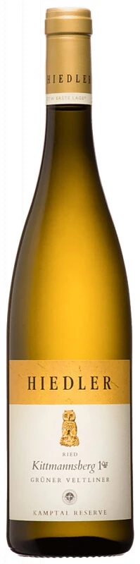 Вино Hiedler, Gruner Veltliner Ried Kittmannsberg, Kamptal DAC Reserve, 2016