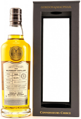 Виски Miltonduff Connoisseur s Choice Cask Strength 56 9% 1995 gift box 700 мл