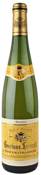Вино Gustave Lorentz, Gewurztraminer Reserve, Alsace AOC, 2010