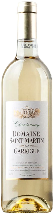 Вино Chateau Saint Martin de la Garrigue Chardonnay