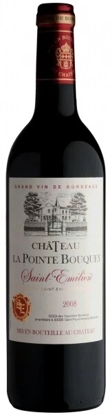 Вино Chateau La Pointe Bouquey Saint-Emilion AOC 2008