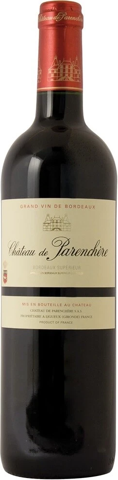 Вино Chateau de Parenchere Rouge, Bordeaux Superieur AOC, 2011