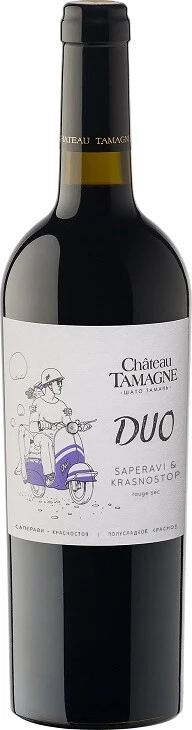 Вино Chateau Tamagne, "Duo" Rouge Semi-sweet