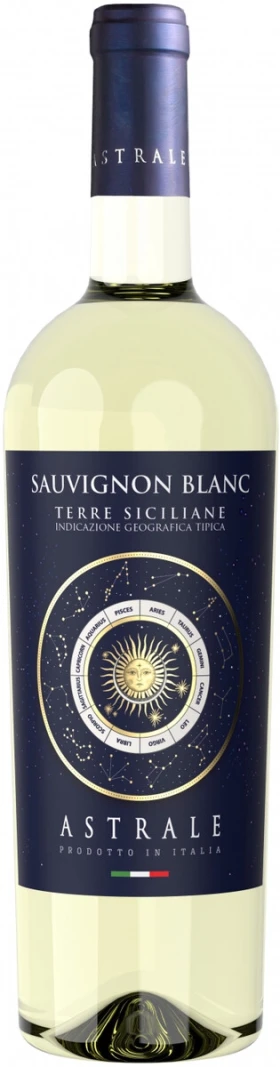 Вино Astrale Sauvignon Blanc, Terre Siciliane IGT, 0.75 л