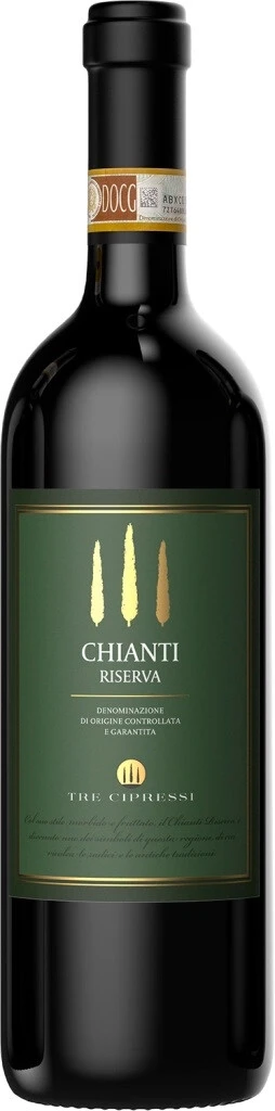 Вино "Tre Cipressi" Chianti Riserva DOCG, 2021