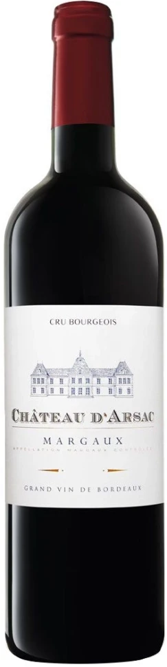 Вино Chateau d'Arsac, Cru Bourgeois Margaux AOC, 2015