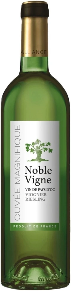 Вино "Cuvee Magnifique" Noble Vigne Viognier-Riesling, Vin de Pays d'Oc IGP, 2019