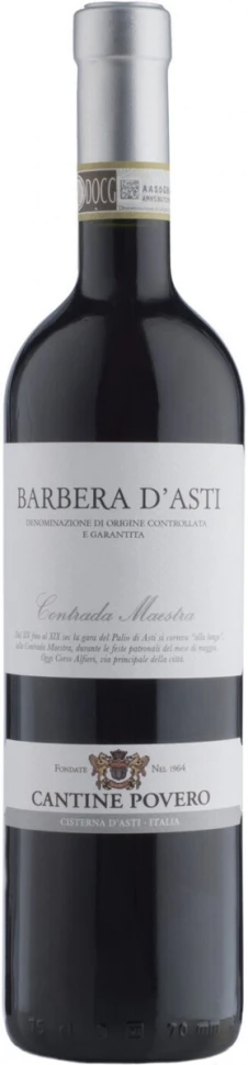 Вино Cantine Povero, Barbera d'Asti Contrada Maestra DOCG, 2023