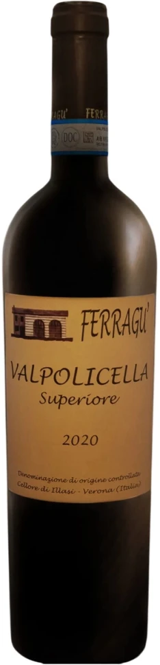 Вино Ferragu, Valpolicella Superiore DOC, 2020