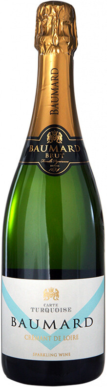 Игристое вино Domaine des Baumard Carte Turquoise Brut Cremant de Loire AOC 15 л