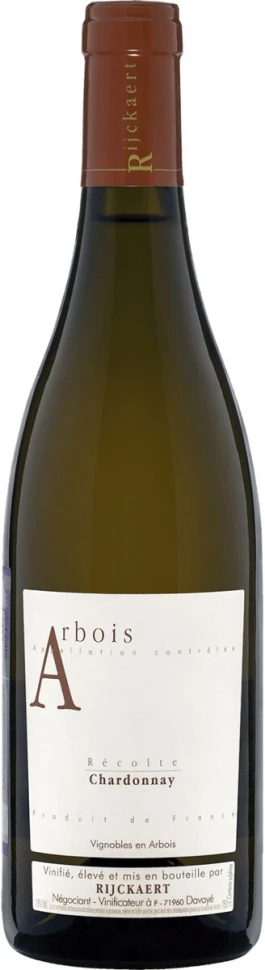 Вино Domaine Rijckaert, Chardonnay, Arbois AOC, 2021