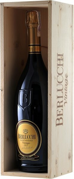 Игристое вино Guido Berlucchi Cuvee Imperiale Vintage 1997 wooden box 15 л