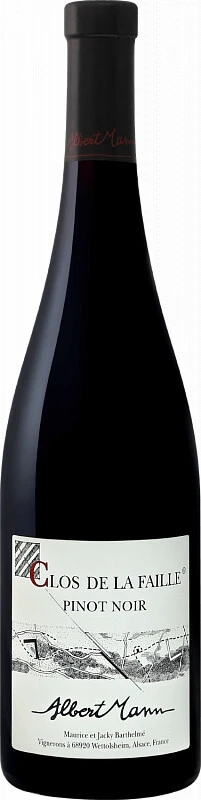 Вино Albert Mann, Pinot Noir Clos de la Faille, Alsace AOC, 2017
