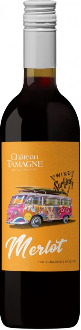 Вино "Chateau Tamagne" Merlot Moelleux